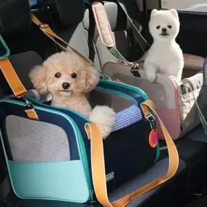 측면 메쉬창 이동가방겸용 면쿠션 카시트 U1645646