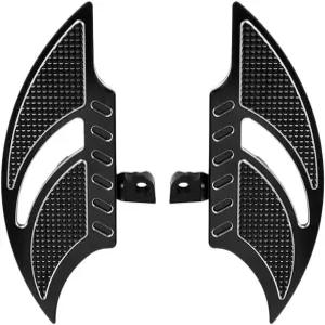 RAGBUSCLE 블레이드 스타일 모터사이클 리어 페그스 풋레스 승객 풋페그 할리 투어링 로드 킹 스트리트