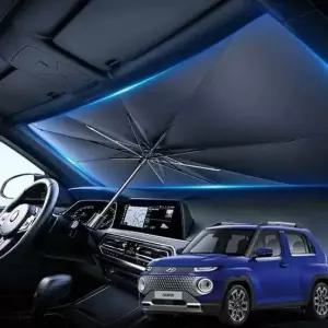 현이몰 캐스퍼 우산형 햇빛가리개 차량용 앞유리커버 암막 그늘막 앞유리햇빛가리개 운전석햇빛가리개