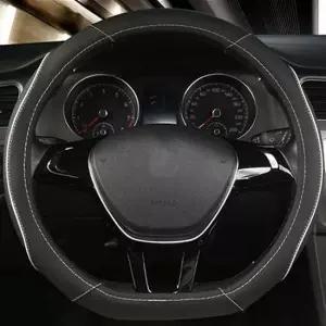 자동 차 논슬립 핸들 커버 운전대 가죽 카바 화이트 BMW핸들커버 모닝핸들커버 벤츠핸들커버