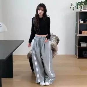 [하프클럽/]여성 트랙수트 넓은 코지 시즌리스 바지