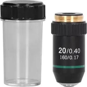 20X 대물 황동 무채색 렌즈 클리어 표준 20mm 나사산 생물 현미경 망원경 액세서리