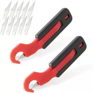 고마케 비닐 랩 가드 커터 나이프 창문 틴팅 정밀 자동차 안전 절단 도구 포장 데칼 표지판 필름 및 기타