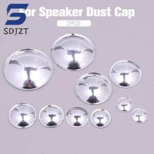 트럼펫 화이트 밝은 모자 더스트 캡 스피커 우퍼 라우드 먼지 커버 실버 20mm 50mm 오디오 수리