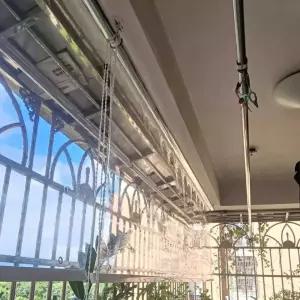 투명 블라인드 롤스크린 바람막이 매장 열차단 단열