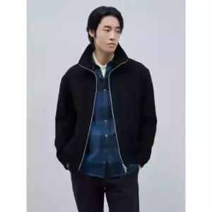 빈폴 beanpolemen 울 방모 숏아우터 블랙 BC4X38CP85