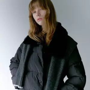 [조이그라이슨](강남점)Detachable Knit Shawl Goose Down KD4XJ4040_10