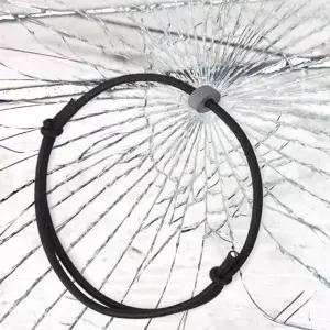 [콩심팥심]머리끈 호신용 비상 반지 생존 창문 브레이커 팔찌 느