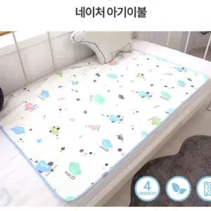 국산 유아 아기방수패드 이불 신생아 사계절 순면 방수요 매트