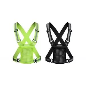 이거찜 안전 반사 조끼 파우치 야간 자전거 러닝 필수템 형광조끼 안전조끼 여름작업복 인쇄가능