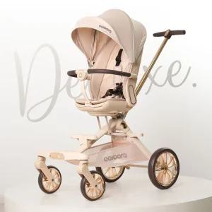 올보르 앨빈 트라이크 유모차 휴대용 초경량 아기 애기 신생아 유아 접이식 명품 유모카 디럭스 그레이