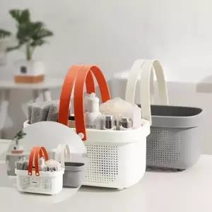 물빠짐 목욕가방 소 샤워바구니 목욕탕가방 물빠지는목욕가방플라스틱