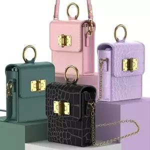 갤럭시Z플립 링플립백 핸드링케이스 호환 가죽 파우치 가방 케이스 Z Flip5 Z플립5 제트플립4 지플립3