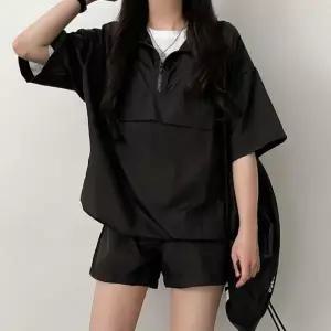 [골드스마일]여성용 코튼 반팔 트레이닝 바람막이 상하의 운동복