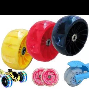 킥보드 바퀴 휠 페어 LED