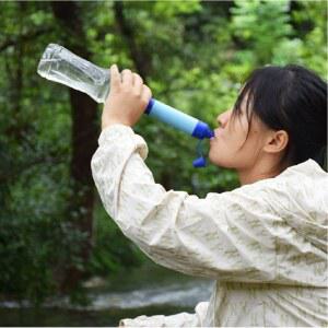 수도 필터 야외 정수기 캠핑 하이킹 비상 생활 휴대용 호수 캠핑에