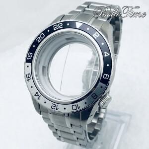 [호환품]44mm 스포츠 컬렉션 시계 케이스 GS 고 NH34 무브먼트 기계식 액세서리