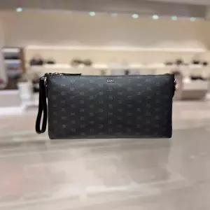 닥스핸드백 DBBA6E582BK [AMBLE PVC] 미디엄 블랙 클러치백