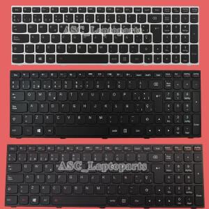 Teclado 키보드 레노버 호환 Z51-70 500-15ACZ 500-15Isk호환노트북 블랙 프레임