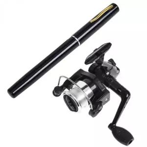 휴대용 미니 릴 낚시대 포켓 민물 바다 다용도 필드용 볼펜형 낚시 장비