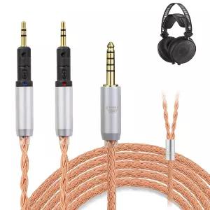 okcsc ZT16 R70X R70XA 업그레이드 교체 케이블 16코어 OFC 고순도 무산소동 수제 편조 듀얼 to 4.4MM 연장