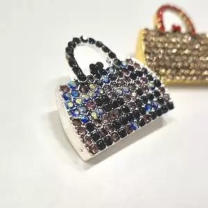 토트백 큐빅 보석브로치 브로치 유니크 가방 모자 스카프 장식 악세서리