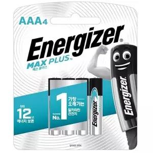 에너자이저 맥스플러스 건전지 AAA 4입
