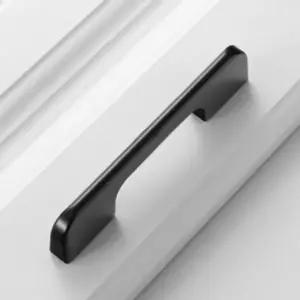 모던시크 블랙 가구손잡이 4세트 96mm 슬림씬 싱크대손잡이 서랍장손잡이