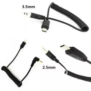 25 35멀티 USB 원격 셔터 릴리즈 연결 케이블 소니 A7 A7S A7R II III IV V A6600 A6000 RX100 V S2 케이블