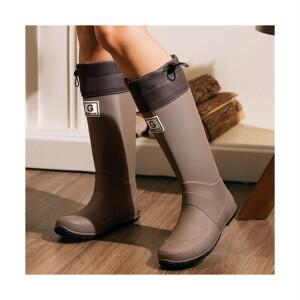 완전방수 접식 레인부츠 남녀커플 투게 등산 캠핑 장마 논슬립 장 초경량 조절끈