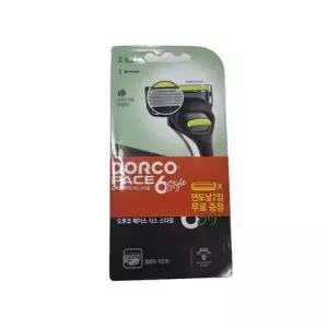 도루코 PACE6 면도기 6중 면도날 2개입 저자극 교체용 WEF033B