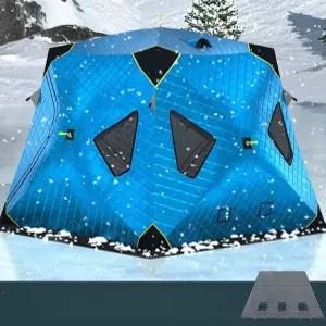 빙상 텐트 원터치 보온 방한 1. 낚시 매트 빙어 팔각