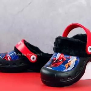 유치원남아 스파이더맨 폭신털신 슬리퍼 신기편한 겨울신발 선물
