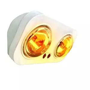 산업용 화장실 벽걸이형 고속 욕실건조기 송풍기 실버 빠른 가열 전구+삼각 플러그