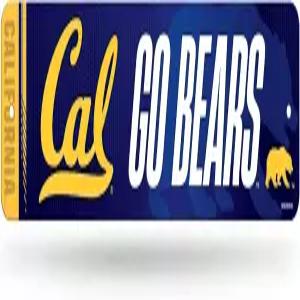 리코 인더스트리 NCAA 캘리포니아 버클리 골든 베어스 고 메탈 스트리트 표지판 4인치 x 15인치 홈 데코 -