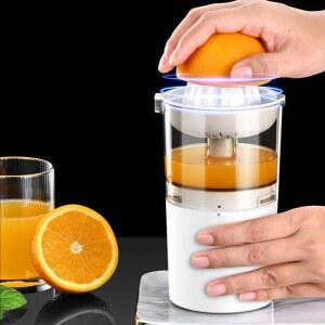 무선 레몬 착즙기 충전식 과즙기 메이커 화이트 주스 소형