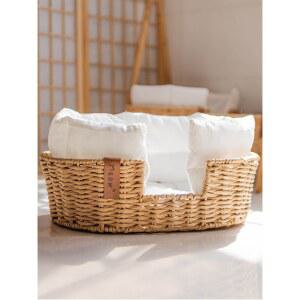 라탄 고양이 숨숨집 고양이침대 쿠션 하우스