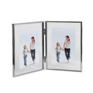 메탈프레임 탁상용 사진 액자 접이식 양면 탁상액자 4x6