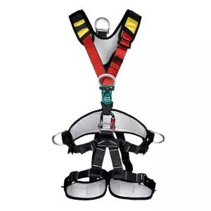 클라이밍 하네스 안전 장비 스포츠 야외 등산 로프 등반 훈련 벨트 작업 잠금