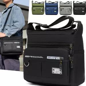 남자 멀티 숄더백 보조가방 여행용 크로스백 캔버스백