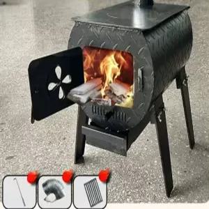 거꾸로타는 난로 펠릿 불멍 난방 삼일화목 주물