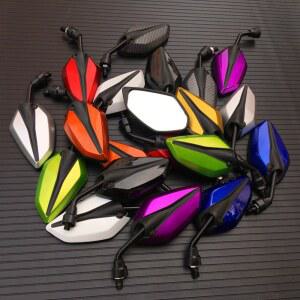 오토바이 바이크 보조 스쿠터 가와사키 범용 사이드 백미러 베넬리 미러 스즈키 부품 10MM 야마하 혼다