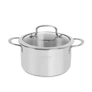 [퀸센스] 모던 인덕션 스텐304 양수냄비 18cm 이유식 라면냄비