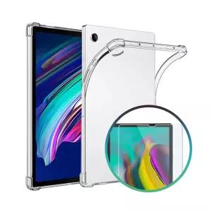 [모두쇼핑]갤럭시탭A8 10.5 에어백 범퍼 케이스+강화유리 필름 태블릿 케이스 젤리