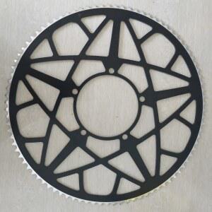 자전거 크랭크 접이식 체인링 크랭크셋 도로 90T MTB 85T 부품 120T BCD CNC 체인 130 합금 스프로킷 80T 알루미늄