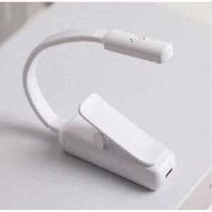 연예인독서등 북라이트 초미니 집게 충전식 화이트미니배터리타입 웜홀 램프 1 조명