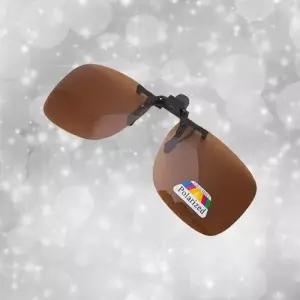 안경착용자용 클립형선글라스 편광썬글라스 大 브라운 W3C6AA2