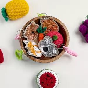 카피바라 보석십자수 동물 얼굴 키링 만들기 diy 재료