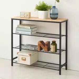 예다움 카디프 다용도 미니 원목 수납 선반 4단 800