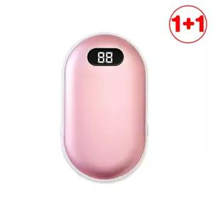 1+1 포인텍 핸드워머 충전식 손난로 보조배터리 5,000mAh 스트랩포함